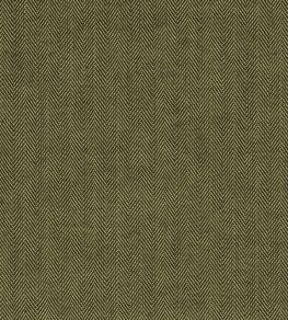 Fresco Herringbone Fabric by Ian Mankin Khaki Fresco Herringbone Fabric by Ian Mankin Khaki