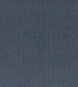 Fresco Herringbone Fabric by Ian Mankin Navy