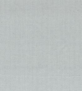 Fresco Herringbone Fabric by Ian Mankin Silver Fresco Herringbone Fabric by Ian Mankin Silver