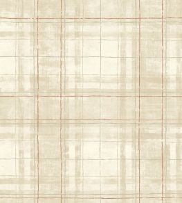Fresco Plaid Wallpaper by Madeaux 03 Sienna Fresco Plaid Wallpaper by Madeaux 03 Sienna