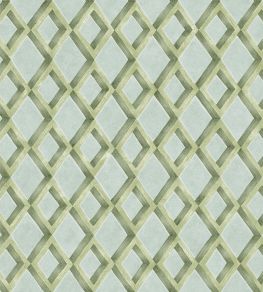 Fresco Trellis Wallpaper by Cole & Son Olive on Duck Egg Fresco Trellis Wallpaper by Cole & Son Olive on Duck Egg