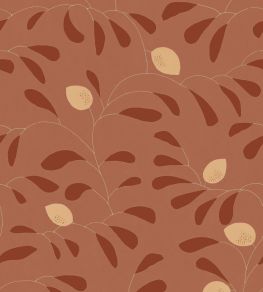 Fresh Lemons Wallpaper by Tres Tintas Red Fresh Lemons Wallpaper by Tres Tintas Red