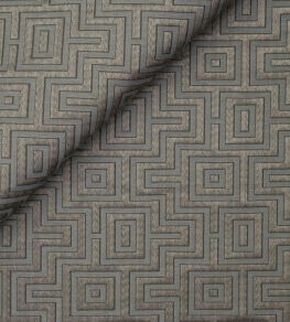 Fret Maze Fabric by Jim Thompson Shale Grey Fret Maze Fabric by Jim Thompson Shale Grey
