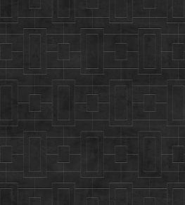 Fretwork Wallpaper by Coordonne Slate Fretwork Wallpaper by Coordonne Slate