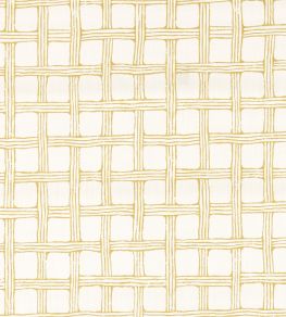 Fretwork Print Fabric by Scion Honey