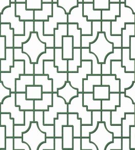 Fretwork Wallpaper by Thibaut Green