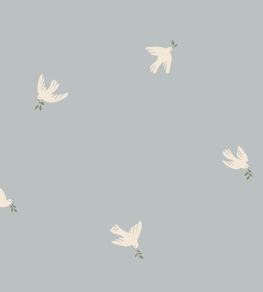 Frida Wallpaper by Sandberg Light Blue