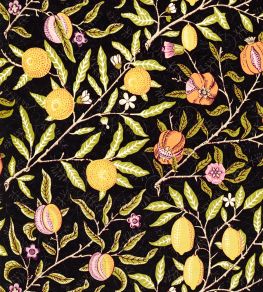 Fruit Velvet Fabric by Morris & Co Twilight Fruit Velvet Fabric by Morris & Co Twilight