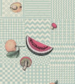 Frutta e Geometrico Wallpaper by Cole & Son Pastel Frutta e Geometrico Wallpaper by Cole & Son Pastel