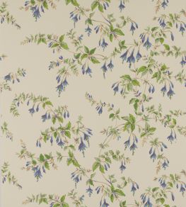 Fuchsia Wallpaper by Colefax and Fowler Blue/Leaf Fuchsia Wallpaper by Colefax and Fowler Blue/Leaf
