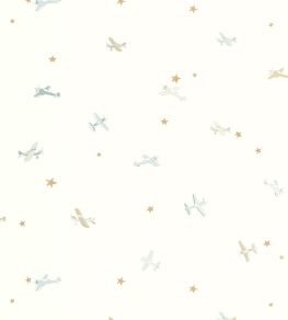Funny Planes Wallpaper by Caselio Blanc Bleu Funny Planes Wallpaper by Caselio Blanc Bleu