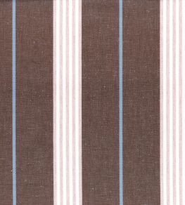 Gallery Stripe Fabric by Ian Mankin Brown