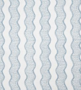 Gambol Fabric by Jim Thompson No.9 Denim