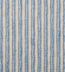 Garden Stripe Fabric by Travers Blue