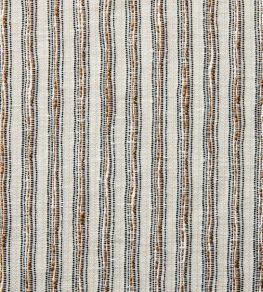 Garden Stripe Fabric by Travers Black