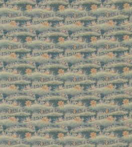 Garden Tapestry Fabric by GP & J Baker Teal