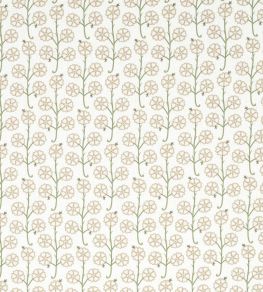 Gardenia Fabric by Schumacher Flax Gardenia Fabric by Schumacher Flax