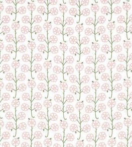 Gardenia Fabric by Schumacher Rose Gardenia Fabric by Schumacher Rose