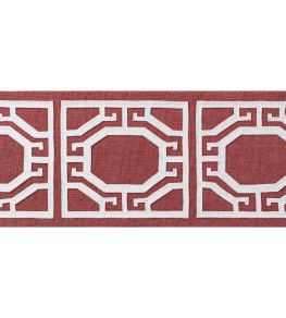 Gate Applique Tape Trimming by Thibaut Cranberry Gate Applique Tape Trimming by Thibaut Cranberry