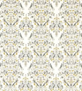 Gawthorpe Cream Fabric by Studio G Charcoal Gawthorpe Cream Fabric by Studio G Charcoal