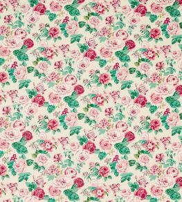 Genevieve Fabric by Clarke & Clarke Rose Genevieve Fabric by Clarke & Clarke Rose