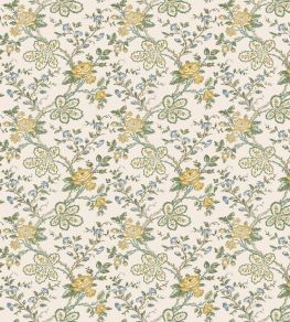 Genevieve Fabric by Nina Campbell Yellow/Sage/Ivory Genevieve Fabric by Nina Campbell Yellow/Sage/Ivory