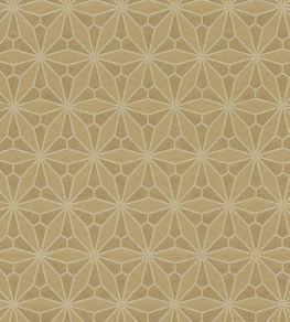 Geo Floral Wallpaper by Eijffinger Gold Geo Floral Wallpaper by Eijffinger Gold