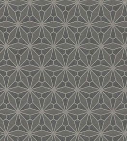 Geo Floral Wallpaper by Eijffinger Grey/Silver Geo Floral Wallpaper by Eijffinger Grey/Silver
