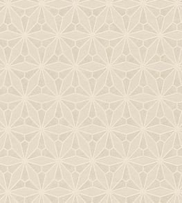 Geo Floral Wallpaper by Eijffinger White/Cream Geo Floral Wallpaper by Eijffinger White/Cream