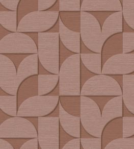Geometric Arches Wallpaper by Eijffinger Terracotta Geometric Arches Wallpaper by Eijffinger Terracotta