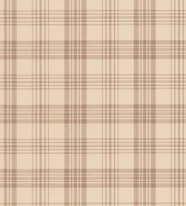George Check Fabric by George & Minnie Walnut George Check Fabric by George & Minnie Walnut