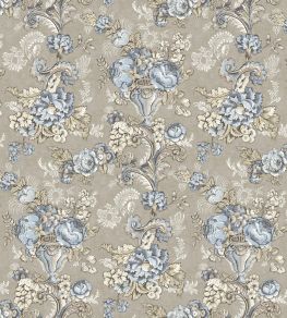 Georgia Fabric by Lewis & Wood Blue Oyster
