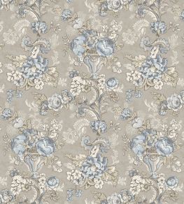 Georgia Wallpaper by Lewis & Wood Blue Oyster Georgia Wallpaper by Lewis & Wood Blue Oyster