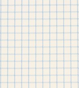 Georgie Reversible Check Fabric by Schumacher China Blue Georgie Reversible Check Fabric by Schumacher China Blue