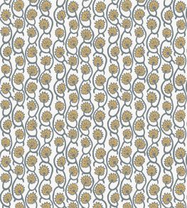 Geranium Stripe Wallpaper by Josephine Munsey Bude Blue/Smith Yellow Geranium Stripe Wallpaper by Josephine Munsey Bude Blue/Smith Yellow
