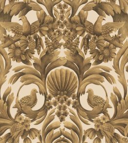 Gibbons Carving Wallpaper by Cole & Son Gold Gibbons Carving Wallpaper by Cole & Son Gold