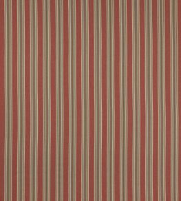 Gillan Stripe Fabric by Colefax and Fowler Red