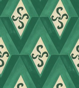 Girandola Wallpaper by MINDTHEGAP Emerald Girandola Wallpaper by MINDTHEGAP Emerald