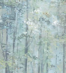 Glade Wallpaper by 1838 Wallcoverings Seafoam