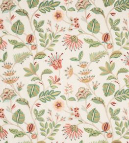 Gloriana Fabric by Jane Churchill Pink/Green Gloriana Fabric by Jane Churchill Pink/Green