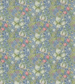 Golden Lily Fabric by Morris & Co Mineral Golden Lily Fabric by Morris & Co Mineral