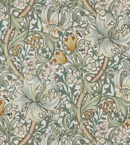 Golden Lily Wallpaper by Morris & Co Sage Golden Lily Wallpaper by Morris & Co Sage