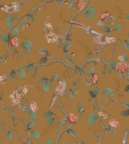 Good Nightingale Wallpaper by Eijffinger Ocher Good Nightingale Wallpaper by Eijffinger Ocher