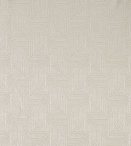 Gormley Jacquard Fabric by Clarke & Clarke Ivory Gormley Jacquard Fabric by Clarke & Clarke Ivory