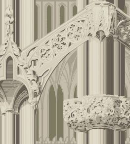 Gothic Wallpaper by Farrow & Ball Brown Gothic Wallpaper by Farrow & Ball Brown