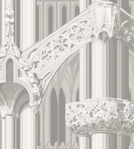Gothic Wallpaper by Farrow & Ball Grey Gothic Wallpaper by Farrow & Ball Grey