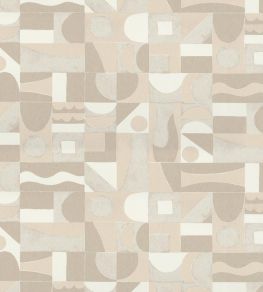 Gourna Wallpaper by Casamance Travertin/Nacre Gourna Wallpaper by Casamance Travertin/Nacre