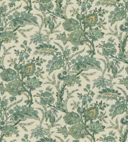 Jewel Indienne Fabric by GP & J Baker Emerald Jewel Indienne Fabric by GP & J Baker Emerald