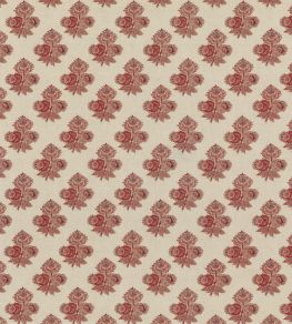 Poppy Paisley Fabric by GP & J Baker Red
