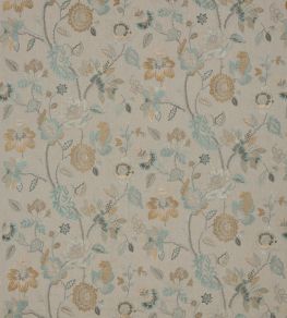 Dryden Fabric by GP & J Baker Aqua/Bronze